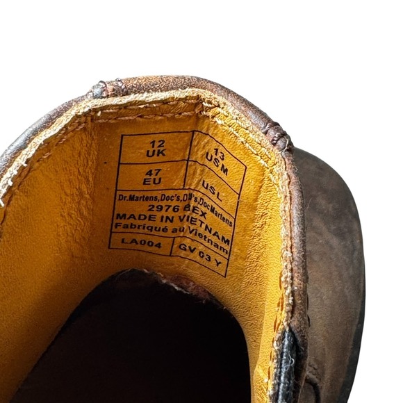 Doc Martens 2976 BEX CRAZY HORSE CHELSEA BOOTS Men's Size 13 - Picture 9 of 10